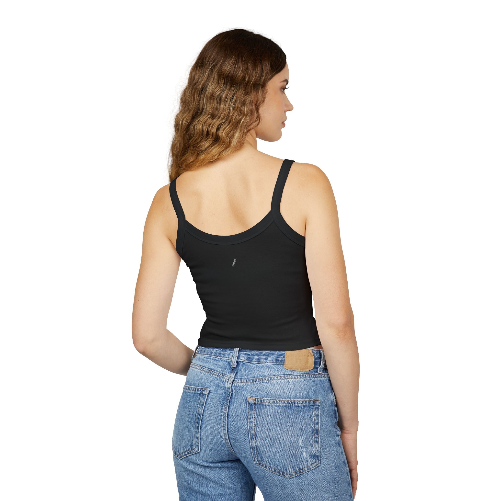 "VJ Ricco"🎤 Women’s Music Vibe Spaghetti Strap Tank – Summer Style, Festival Ready